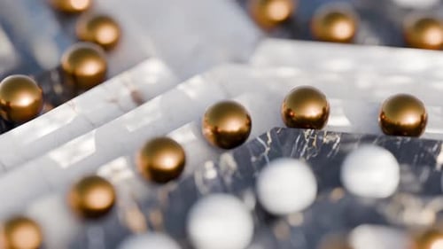 Marbles Path 3D-Schleifenanimation