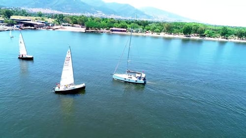 sailboat in the sea