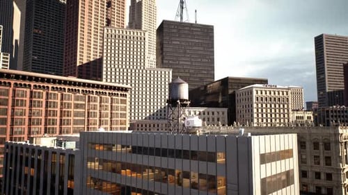 Horizonte de la ciudad con edificios modernos e históricos durante el día