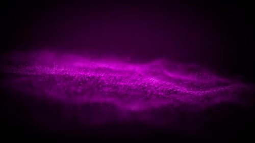 Abstract Purple Particle Wave Loop Background