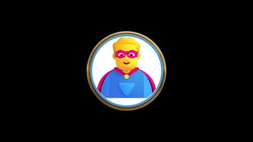 Man Superhero 3d Icon