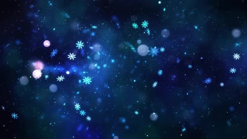 Weihnachtszauber Schnee und Schneeflocken-Hintergrund 36