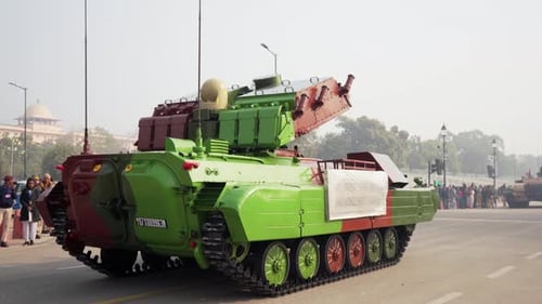Indian NAG Missile System on Republic Day Parade