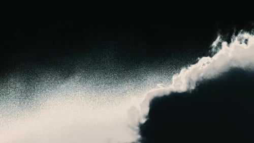 Fluid Particle Smoke Reveal Transition