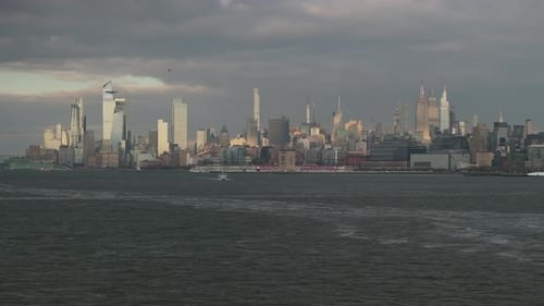 Aerial view of New York City