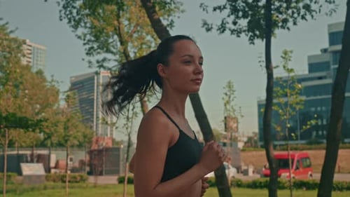 Portrait Runner in Town