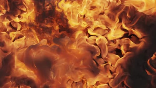 Abstract Inferno Fire Wall Background Loop