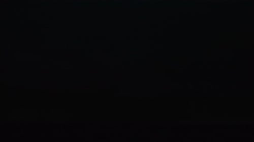 Stormy Night Landscape with Lightning and Dark Clouds