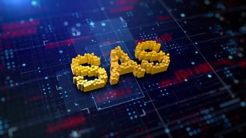 Acronyme pixelisé SAS