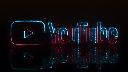 Neon Electric Energy Logo Reveal