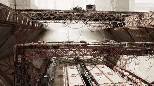 Abandoned Oil Terminal Shows Signs of Decay and Neglect in a Desolate Setting