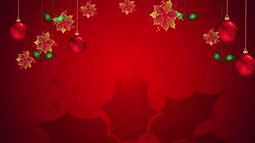 Animation de Noël Loop Red