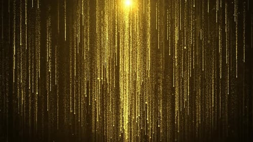 Abstrakter Hintergrund mit leuchtenden Lichtern, Funken und Feuerwerk aus Partikeln