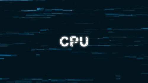 Glitch Text Reveal with Digital Static Effect