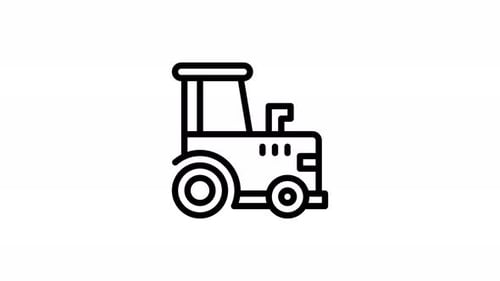 Animation des Traktorlinien-Symbols