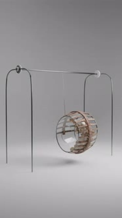 Animación de formas de bucles 3D de Física