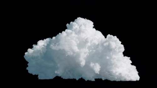Wachsende Wolke