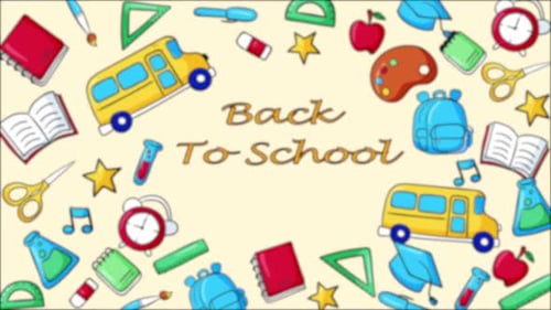 Back To School Background On Yellow