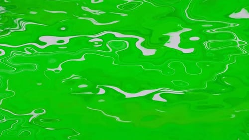 Abstract Green Fluid Liquid Wavy Dynamic Background Loop