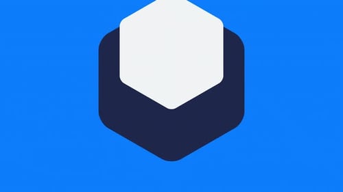 Hexagon transition background