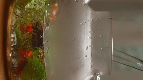 Tea brewing process, tea ceremony,