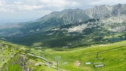Vue panoramique depuis Kasprowy Wierch, Tatras, Pologne