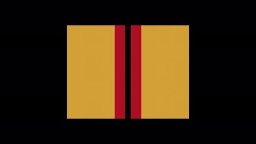 Geneva Collection: Swipe right open of a gray canvas with red diagonal elements on left with quote s