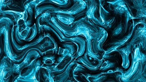 Abstract water multicolor animated shiny liquid background