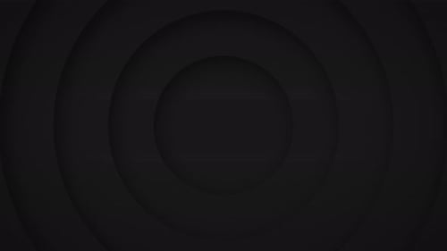 Brillante lazo de fondo circular de Fashion Art VJ con un anillo ondulado negro