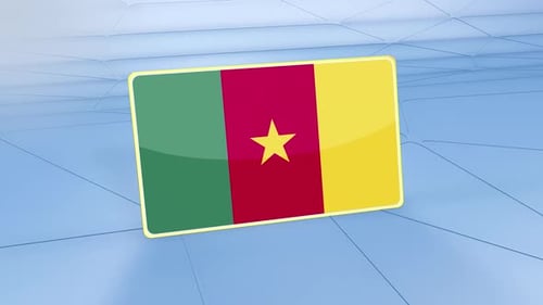 Cameroon Flag Displaying