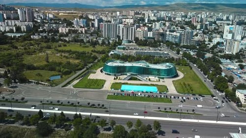 Modern Glass Architecture of the Ministry of Internal Affairs in Tbilisi