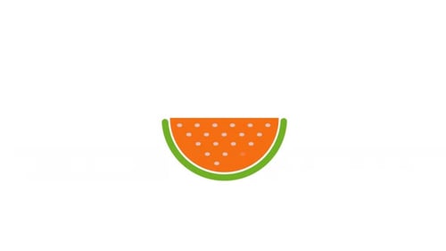 Flat Design Watermelon Seed Reveal