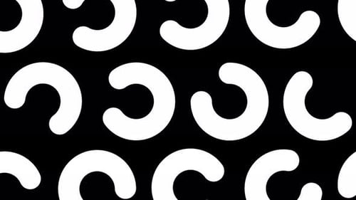 Graphiques animés Formes géométriques abstraites en design plat pour vidéo et site Web t