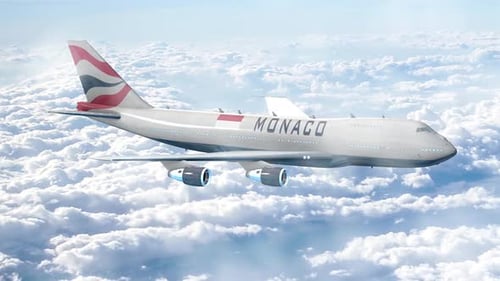 Monaco Passenger Plane