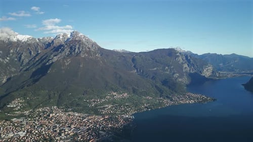 Lake Como Aerial View