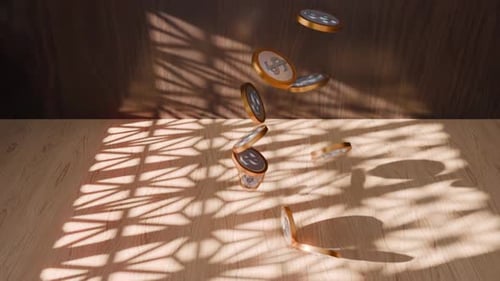 Coins Spawning 3D Concept Animation