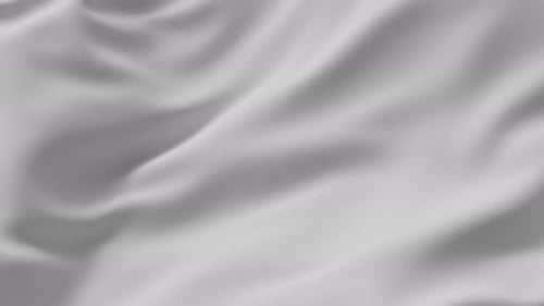 Seamless Flowing White Silk Fabric Texture Motion Background Loop