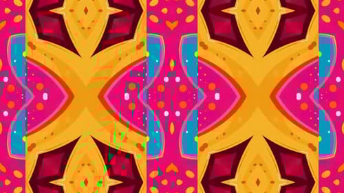 Vibrant Abstract Patterns Come to Life for Immersive Music Experiences