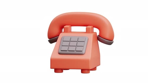3D Animation Of Hotel Telephone
