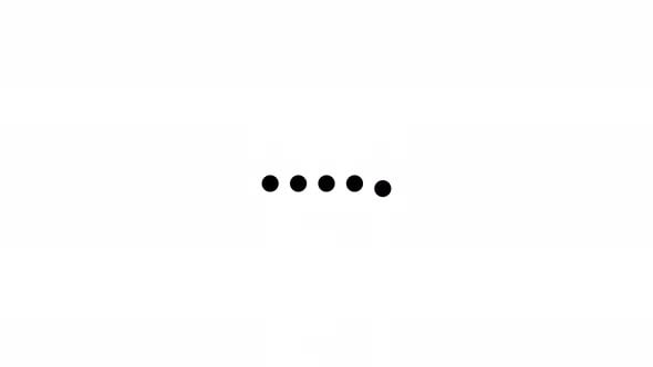 Minimalist Loading Dots Ellipsis Animation, Elements Motion Graphics ft ...
