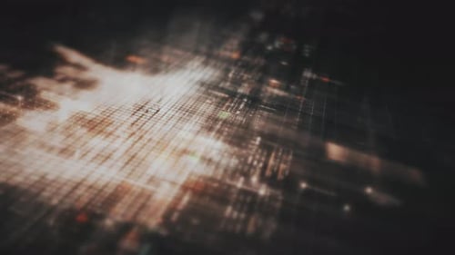 Advance Screen Display Data Matrix Simulation Background 17