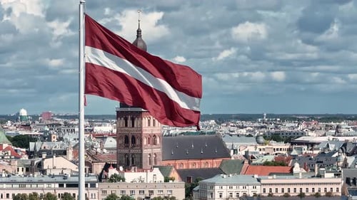 Patriotic Video Riga Aerial View