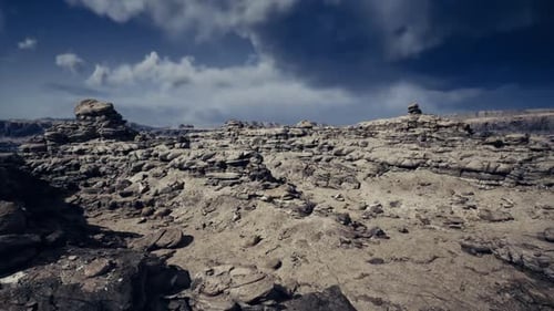 Monitoring Station on Degraded Land with Visible Erosion Features