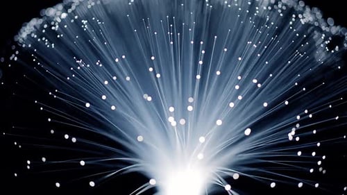 Wissenschaftlicher oder technologischer Hintergrund aus Glasfaser