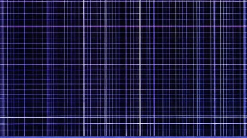 Digital Glitch Grid Screen Overlay Effect