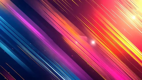 Vibrant, Diagonal Lines Abstract Background