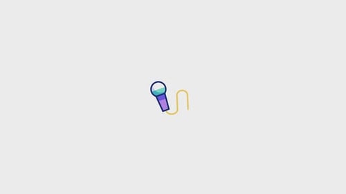 Microphone Animated Icon