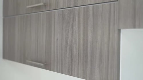 kitchen furniture with drawer and handle