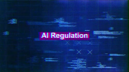 Glitch Digital Code AI Regulation Title Reveal