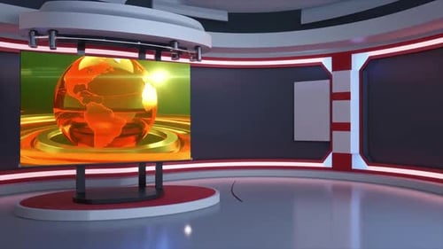 Breaking News Background 3D clean background